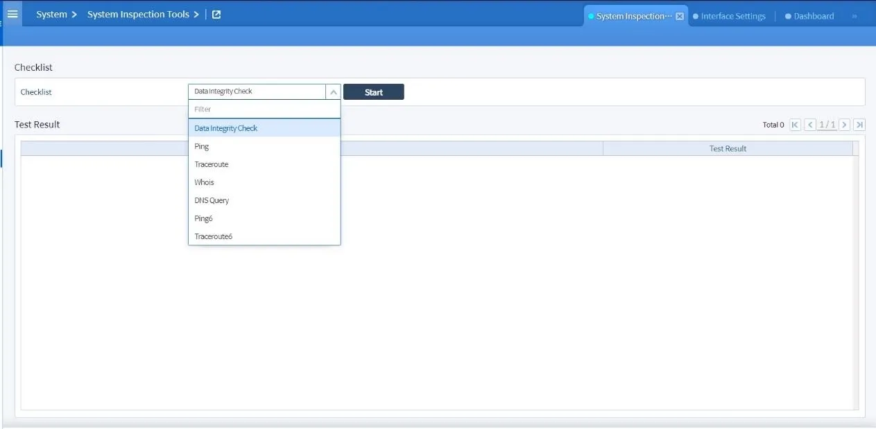 Testing DNS menggunakan PING di SECUI Bluemax NGF