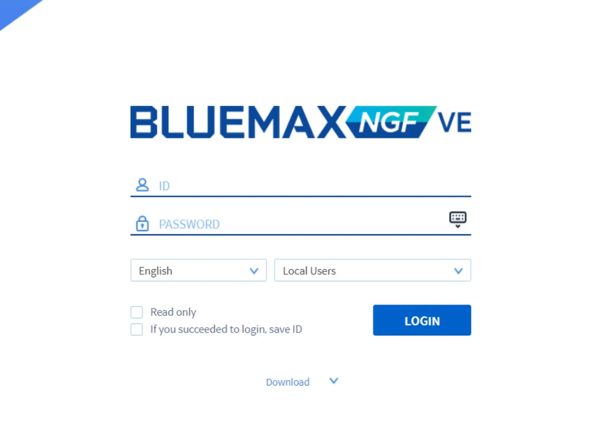 SECUI Bluemax NGF login page