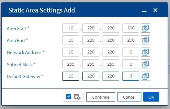 DHCP IP Pool Configuration on NGFW